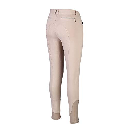 image for HR Farm Ladies Middle Rise Full Seat Silicone Knit Breeches Women Ridi