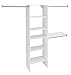 ClosetMaid SuiteSymphony Closet Organizer with Shelves, 25-Inch-Pure White