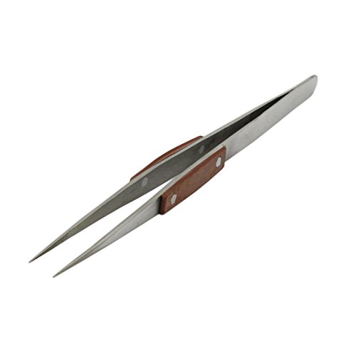 Jewellers Tools Set 4 Angled Straight Self Locking Soldering Tweezers Watch Jewellers Hand Free - Thumbnail 2