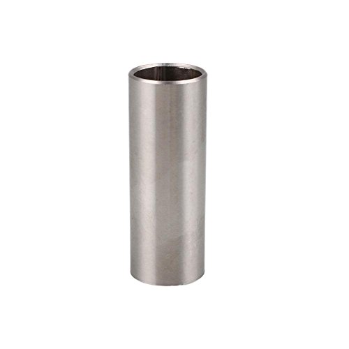Goodjobb Stainless Steel Guitar Slider Finger Knuckle String Slides Tube 60mm Silver