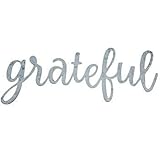 Craft Grateful Metal Word Sign