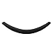 Geekria Headband for Beats by Dr. Dre Solo HD On-Ear Headphones Replacement Headband / Rubber Cushion Pad Repair Parts (Black)