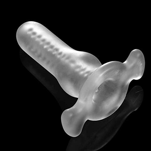 SDICIPL Tshirt Soft Hollow án-al-Plug Multifunctional Hollow Bútt Plug Ânくus En-Large mént De-vice for Male and Female Māsturbātǐón án-al ŝe-x Toys,White IZJKAL