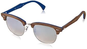 Ray-Ban Men's Clubmaster (m) Non-Polarized Iridium Square