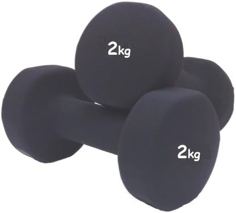 UK Fitness Neoprene dumbbells hand weights dumbbells set 2kg 5kg 10kg pairs dumbell exercise equipment for home use dumbellsweights set women men kids training gym equipment for home