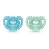 NUK Sensitive Orthodontic Pacifiers, Boy, 0-6 Months (2 Count)