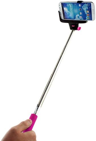 Sunnice Adjustable Z07-5 Bluetooth Wireless Extendable Camera Shooting Monopod Handheld Mobile Phone Holder for Over iOS 4.0 / Android 3.0 Smartphone Cradle Bracket (Pink)