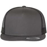 Yupoong Men's one_Size Trucker Cap, Black, Alpha
