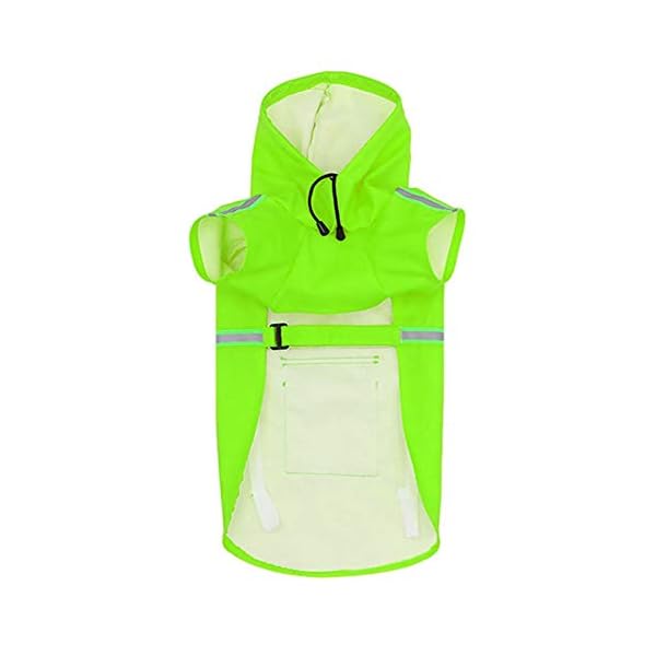 PPING Giacca Impermeabile Cane Cappotto Impermeabile per Cani con Cappuccio Cappottini per Cani di Media Taglia…