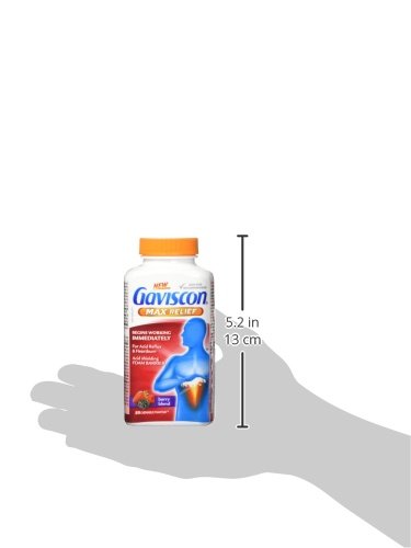 GAVISCON MAX BERRY TABLET, 50 COUNT