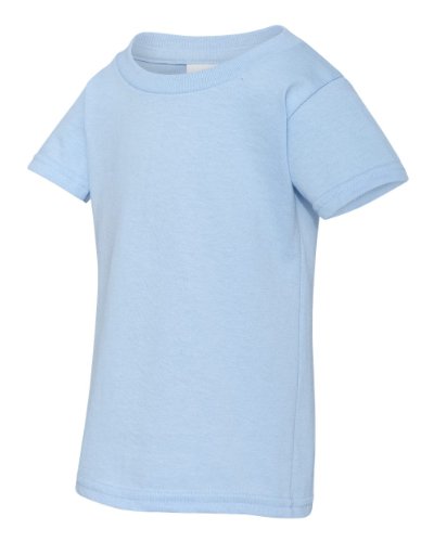 Gildan Todler Boy's Heavy Cotton 5.3 oz. T-Shirt, Light Blue, 4T