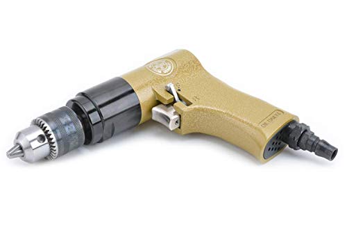 Tool 3/8" (10mm) Pneumatic Pistol Drill, Positive and Negative Air Drill, Pneumatic Drilling Tool - Thumbnail 2