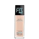 Maybelline Makeup Fit Me Matte + Poreless Liquid Foundation Makeup, Fair Ivory Shade, 1 fl oz