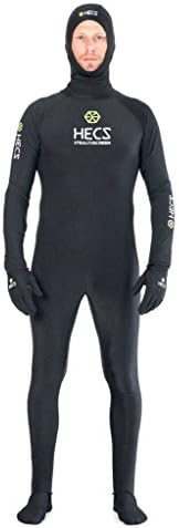 HECS Aquatic Dive Skin - Black - Xlarge