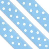 Pastel Blue Polka Dot Cake Ribbon