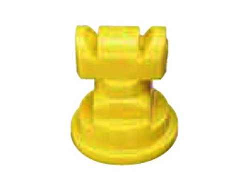 TeeJet TTJ60-11002VP Turbo TwinJet Spray Tip, 0.14-0.30 GPM, 50-90 psi, polymer - Yellow
