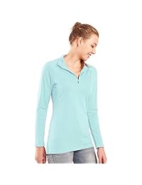 Ogeenier suéter de manga larga con cremallera de 1 4 para mujer, UPF 50+, protección UV, para correr al aire libre