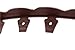 EasyFlex Decorative No-Dig Landscape Edging with Anchoring Spikes, 2.5 in. Tall Scalloped Top Garden Border with Woodgrain Texture, 100 Foot Kit, Red (3210RDE-100C)