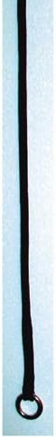 Parachute Nylon Braided Dog Show Choke Collar 26" BLACK