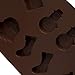 90shine Christmas Ice Chocolate Candy Silicone Molds - Baking Ice Trays Xmas Holiday Party Supplies