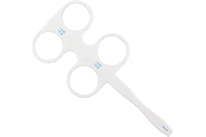 DLAKHH 4 Lens Plastic Optical Flipper Ophthalmic Holder Eye Trainer occluder Optometry Equipment (Color : 0.25)