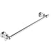 Kabter Towel Bar Solid Brass Wall Mounted Bath Hardware Chrome Sliver Crystal-Series (24 inch)