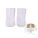 Dengguoli 10 Pairs Little Girl Doll Socks for 18 inch / 43 cm Doll (White)