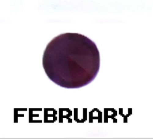 Floating Locket Charm (February Birthstone)