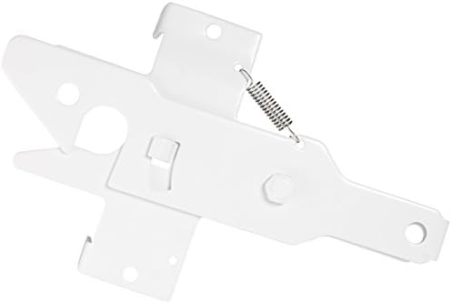 Nationwide Industries Stainless Steel Gate Latch For Vinyl - Pad-lockable, White
