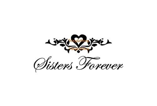 Download Amazon.com: Sisters Forever Heart - Wall Decal - Choose ...