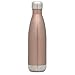 Simple Modern 25 Ounce Wave Water Bottle - Stainless Steel Double Wall Vacuum Insulated Metal Reusable - Leakproof -Rose Gold