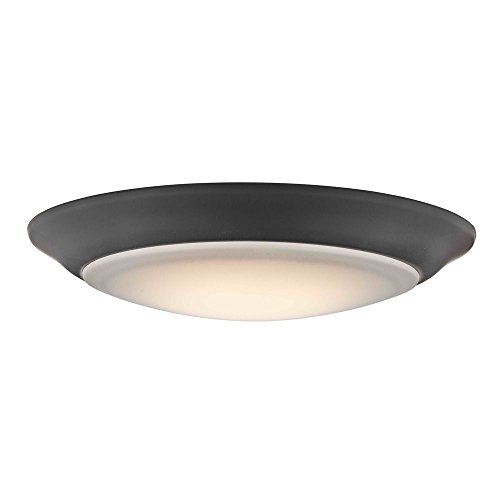 LED Low Profile Bronze Flush Mount Ceiling Light 2700K and 75Watt