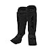 Elite Sports Protective Kickboxing, MMA, Muay Thai Shin & Instep Guards Leg Pad Training Protective Gear Washable (XS, Black/Black)