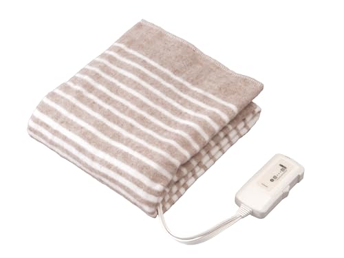 【Amazon.co.jp限定】 コイズミ 電気毛布 敷毛布 130×80cm 丸洗い可 頭寒足熱配線 ダニ退治 無段階温度調節 節電 省エネ KDS-40242