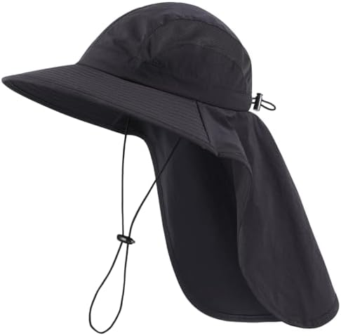Cooling UPF 50 Sun Defender Hat, Wide Brim Outdoor Hiking Fishing Beach Amazon.com: Cooling Sun Defender Sun Hat, UPF 50 UV  main image 4
