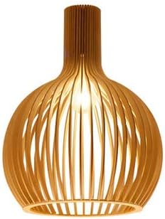 Amazon Co Jp Ky Lee 和風ペンダントライト Led電球対応 木製 天井照明 組木 モダン おしゃれ 照明器具 北欧調 デザイン照明 ペンダント照明 4畳 6畳用 電気 照明 引掛シーリング式 Diy 工具 ガーデン