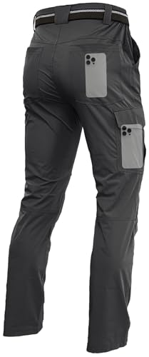 GARTENBOKER Mens Lightweight Hiking Cargo Work Pants