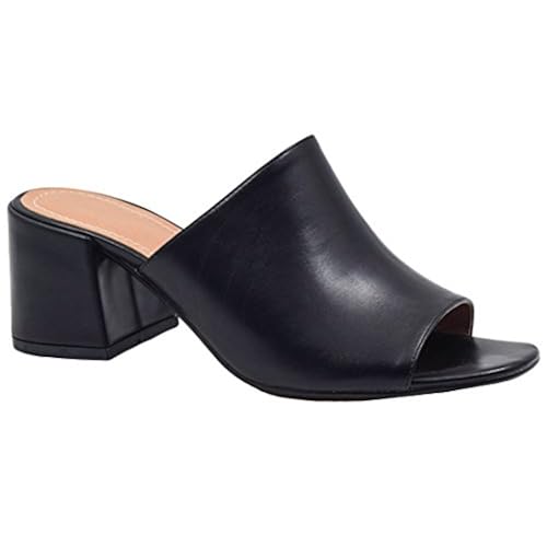 mid block heel mules