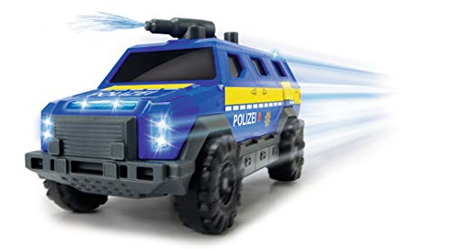 Dickie Toys 203713009 Special Forces, Spezialeinheit, SUV, Truck, Polizeiauto mit Funktionen, Sondereinheit, 1:32, blau… – Bild 6