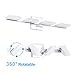 TRLIFE LED Vanity Light, Modern 4 Lights LED Bathroom Light Fixture 20W Cool White 6000K Bathroom Lights Over Mirror(24.8inches)