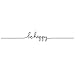 Tattly Temporary Tattoos, Be Happy, 0.1 Ounce