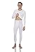 Rocky Thermal Underwear for Men Fleece Lined Thermals Men’s Base Layer Long John Set (White, Small)thumb 3