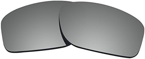 COLOR STAY LENSES 2.0mm Thickness Polarized Replacement Lenses for Oakley Chainlink (OO9247) (Titanium Mirror Coatings)