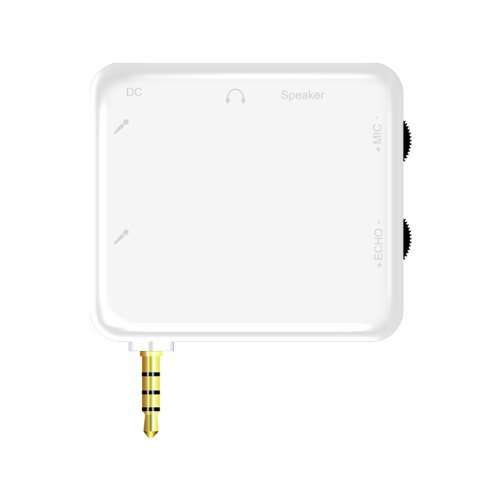 HD-HYNUDAL® K5 Portable Mini 3.5mm Earphone Karaoke Mixer Singing Machine Converter for iPhone 5 4 Samsung S4 S3 iPod PC Tablet White