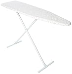 Homz T-Leg Steel Top Ironing Board with Foam Pad, Butterfly Floral Cover