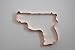 9 mm Handgun Cookie Cutter, 4.5 x 3.5 in