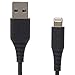 Amazon Basics MFi-Certified Lightning to USB A Cable for Apple iPhone and iPad - 6 Feet (1.8 Meters) - 12 -Pack - Black