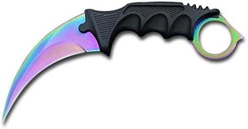 NEZIMI CSGO Knife Fixed Blade Fade Counter Strike Karambit Knife Combat Knife
