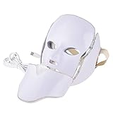 PROKTH 7 Colors US Plug LED Light Facial Mask Photorejuvenation Spectrum Beauty Instrument with Neck Mask Set