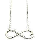 Silver Tone Celebrity's Fan Club Arianator Infinity Pendant Necklace XC449R